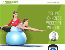 Tablet Screenshot of physio-rostock.info